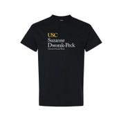 USC Trojans Unisex Suzanne Dworak-Peck Black T-Shirt